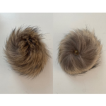 Pompon fourrure à pression